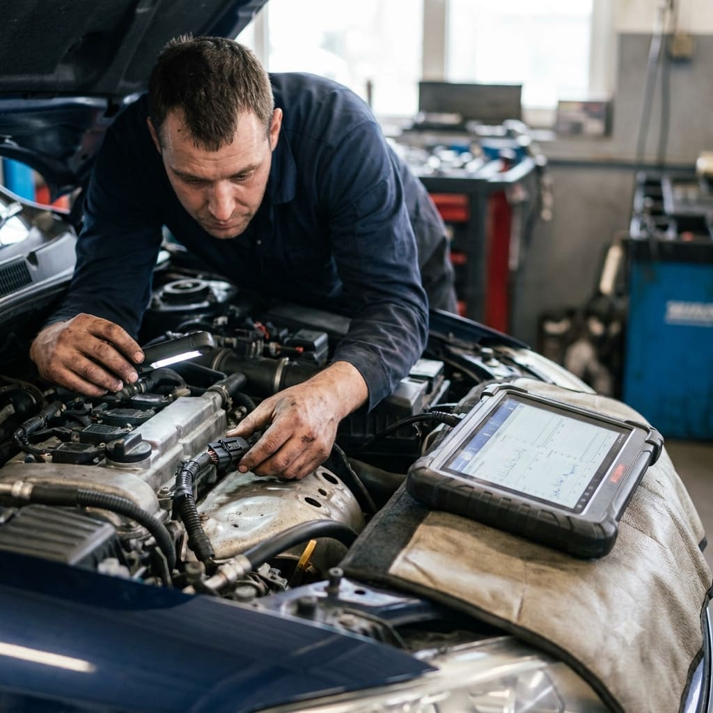 Workshop bay master technician